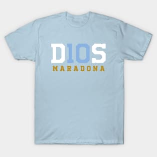 Maradona D10S - Diego Armando Maradona T-Shirt